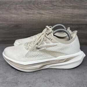 Brooks Hyperion 3 Running Shoes Womens Size 8 Neutral Beige White Running